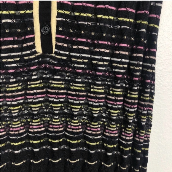 Missoni multicolored black sweater tank dress 10 - Picture 2 of 5